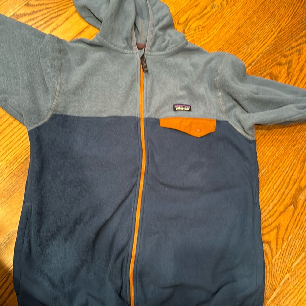 Patagonia kids full zip fleece jacket